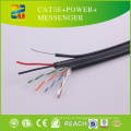 2015 China Venta caliente UTP Cable Cat5e + Power + Messenger